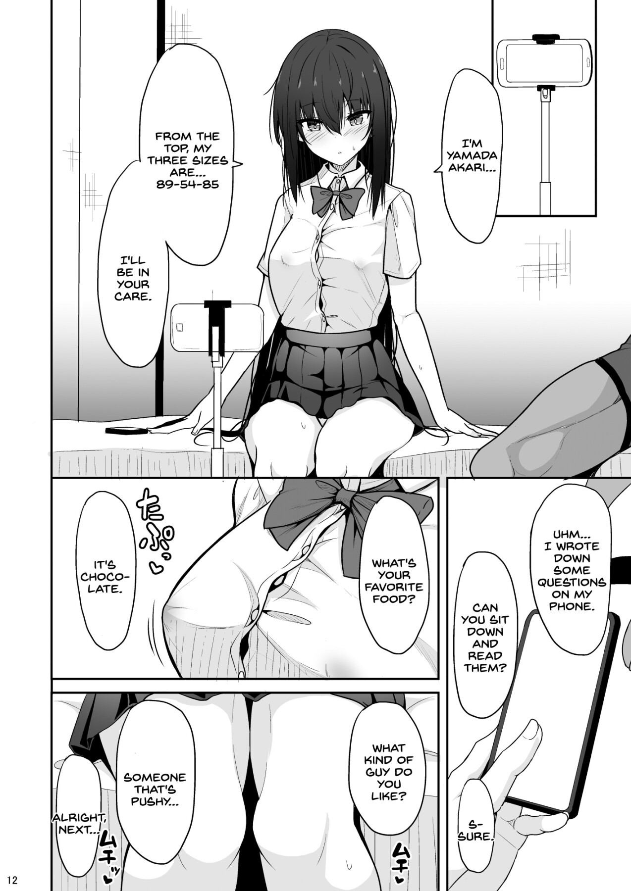 Hentai Manga Comic-A Quiet Girlfriend Becomes a Dirty Little Schoolgirl Who Loves Sex While On a AV Shoot-Read-11